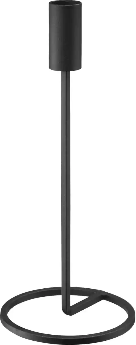 Bild 1 von BOLTZE Kerzenhalter aus Metall, schwarz (H26cm), 1 St