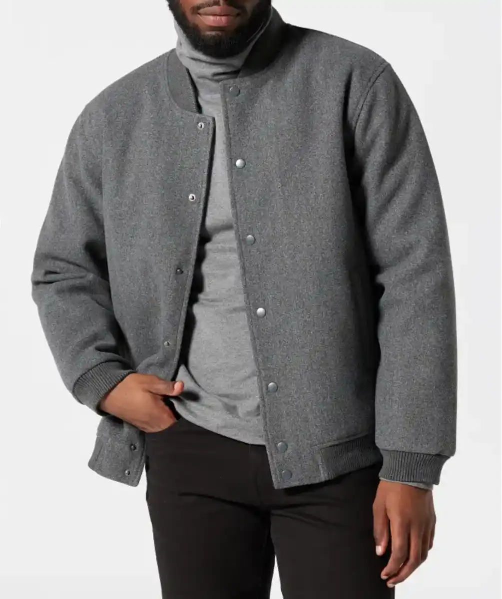 Bild 1 von Jacke in Wolloptik, grau
