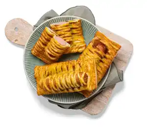 Currywurst-Snack, Stück