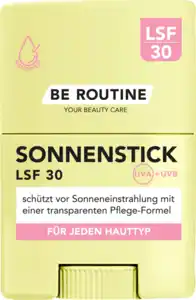 BE ROUTINE Sonnenstick Gesicht & Körper LSF 30, 20 g