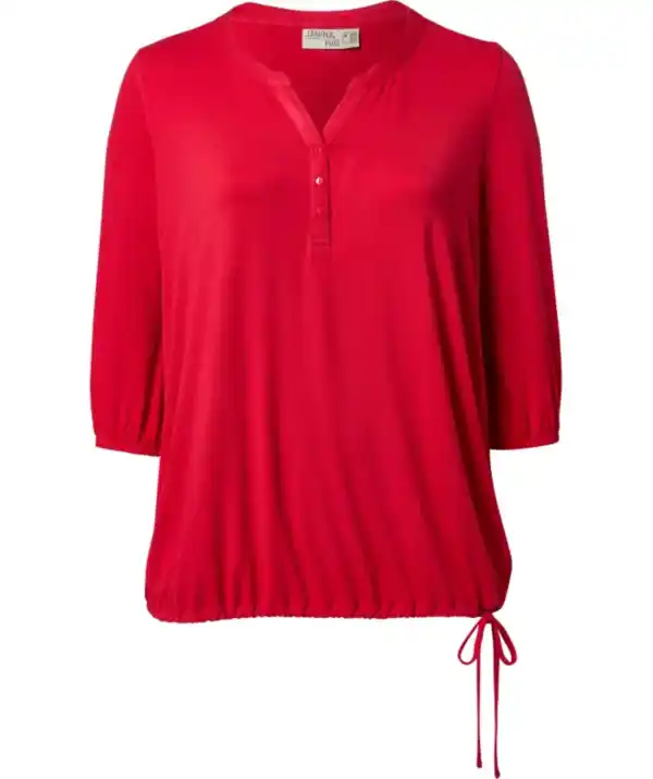 Bild 1 von Shirt mit Schnürung, rot