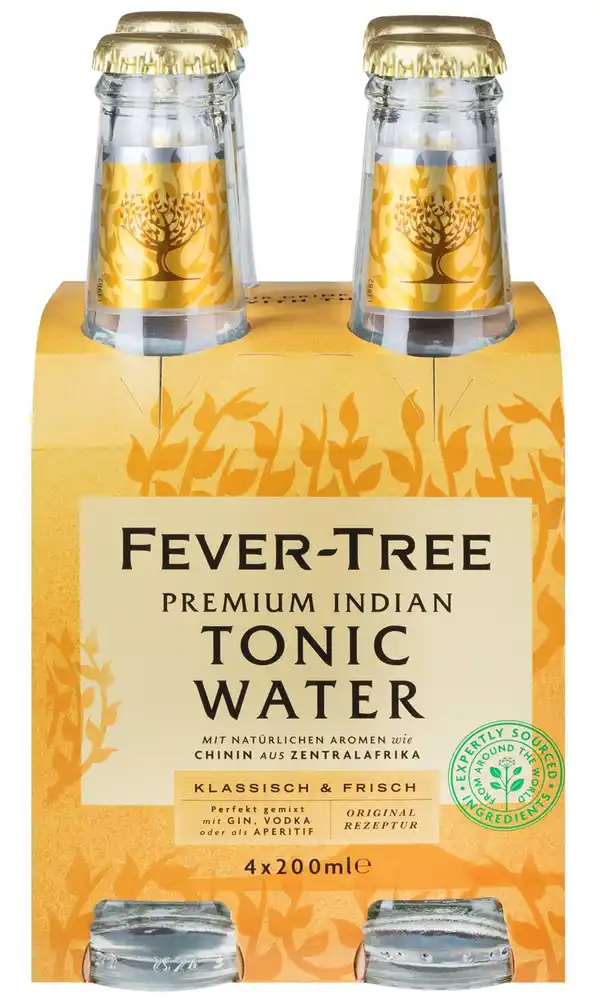 Bild 1 von FEVER-TREE Premium-Erfrischungsgetränke, Packg. 4 x 0,2-l-Fl.