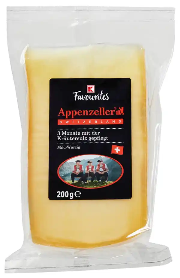 Bild 1 von K-FAVOURITES Appenzeller oder Bauernkäse, 200-g-Stück