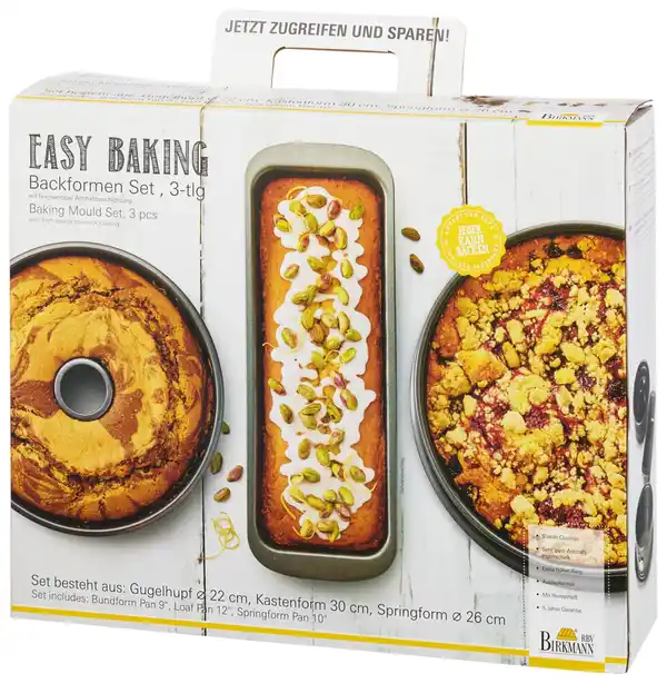 Bild 2 von BIRKMANN Backformen-Set, 3-teilig