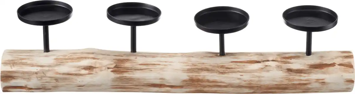 Bild 1 von BOLTZE Baumstamm mit vier Kerzenhaltern, 1 St