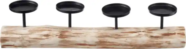 Bild 1 von BOLTZE Baumstamm mit vier Kerzenhaltern, 1 St