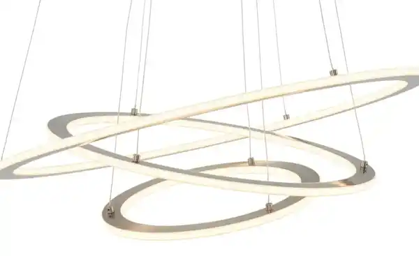 Bild 4 von Trio LED-Pendelleuchte, Nickel-matt, `Ringe`