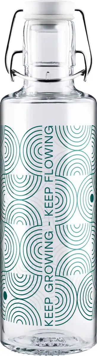 Bild 1 von Dekorieren & Einrichten Trinkflasche Soulbottle "keep growing - keep flowing" (600 ml), 1 St