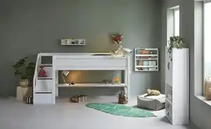 Lifetime Halbhohes Bett mit Treppe