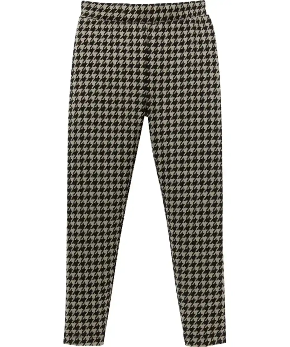 Bild 1 von Leggings Hahnentrittmuster, schwarz kariert