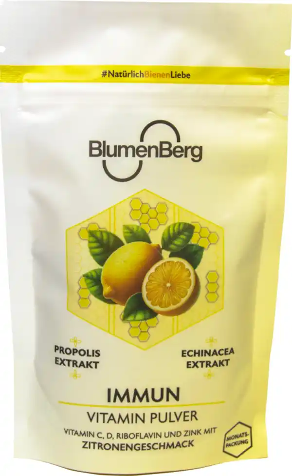 Bild 1 von BlumenBerg Vitaminpulver Immun 31 Portionen, 62 g