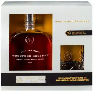 WOODFORD RESERVE Distiller's Select Kentucky Straight Bourbon Whiskey, 0,7-l-Fl.