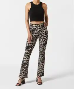 Schlaghose Leo, Leopardendruck