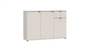 Kommode mit 1 Schublade beige 120 x 34 cm - GANYMEDE