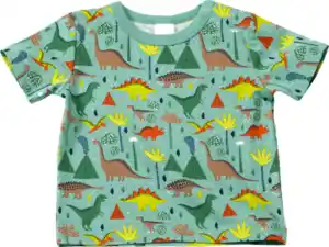 ALANA T-Shirt Pro Climate mit Dino-Muster, grün, Gr. 86, 1 St