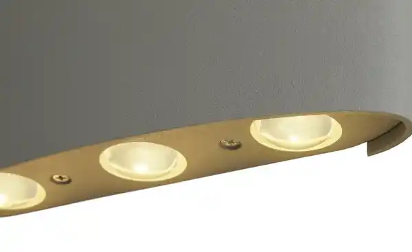 Bild 4 von Paul Neuhaus LED-Aussenwandleuchte,6-flammig, silberfarben