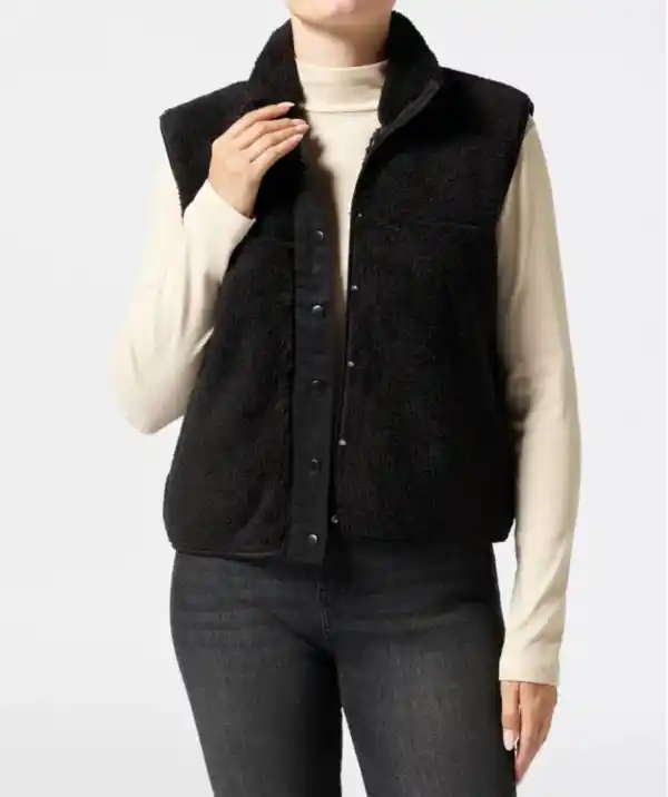 Bild 1 von Fleeceweste, schwarz