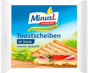 MINUS L Toast-Scheiben 45 % Fett i. Tr., 200-g-Packg.
