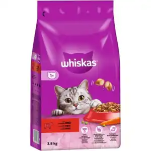 Whiskas 1+ Adult Rind 3,8 kg