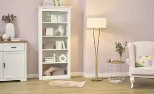 Trio Stehleuchte, 1-flammig messing matt