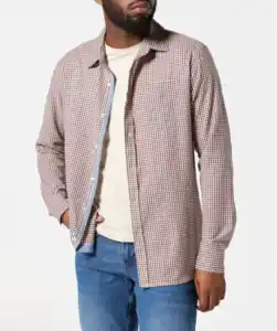 Kariertes Hemd, dunkelblau/rot