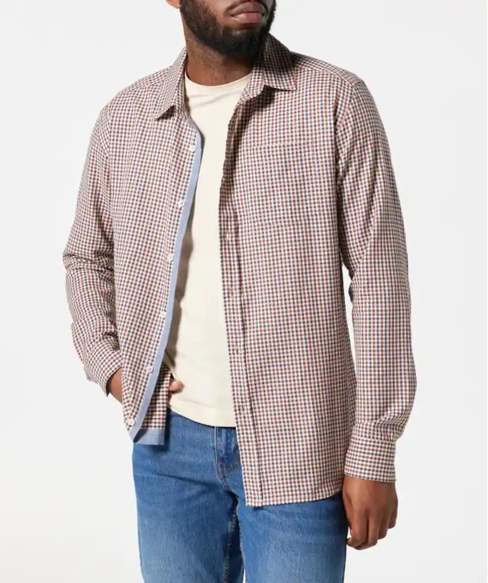 Bild 1 von Kariertes Hemd, dunkelblau/rot