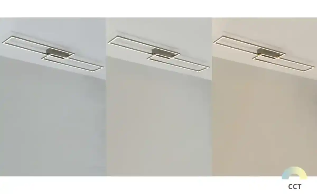 Bild 2 von Paul Neuhaus LED-Deckenleuchte, 2-flammig, Nickel matt