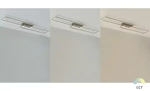 Bild 2 von Paul Neuhaus LED-Deckenleuchte, 2-flammig, Nickel matt