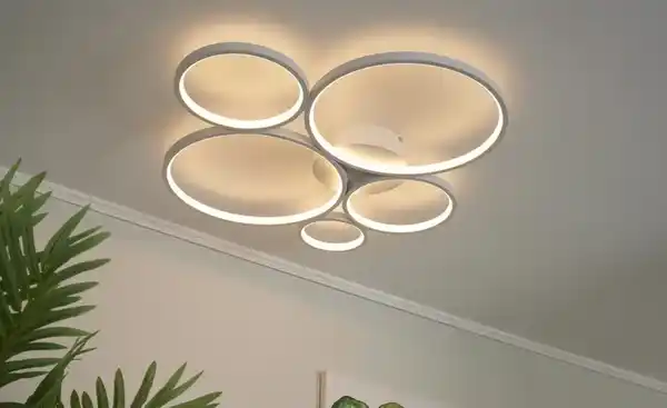 Bild 1 von Trio LED-Deckenleuchte, Kreise, weiß Rondo