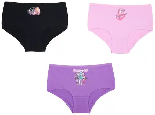 Bild 1 von Kinder-Pantys »Monster High«, 3-St.-Packg.