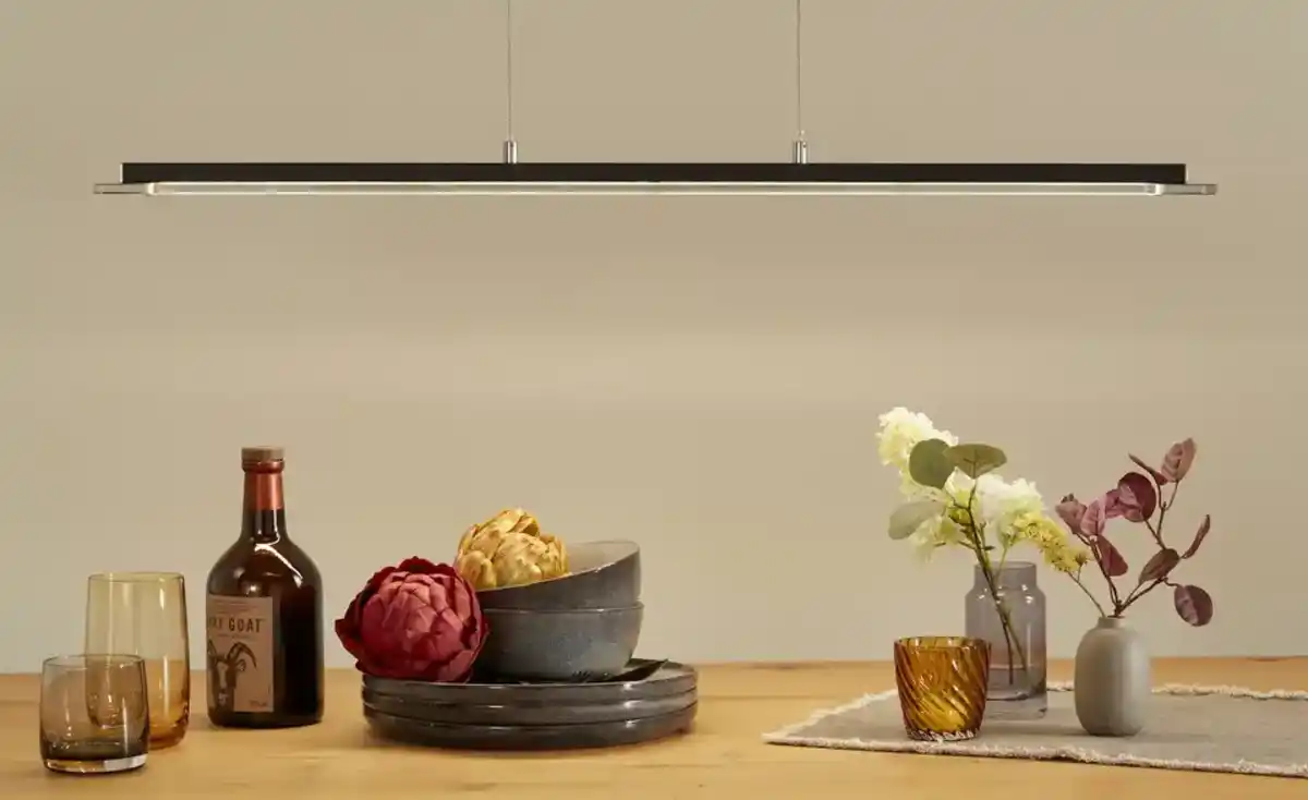 Bild 3 von Fischer-Honsel LED-Pendelleuchte, schwarz-matt/Rauchglas