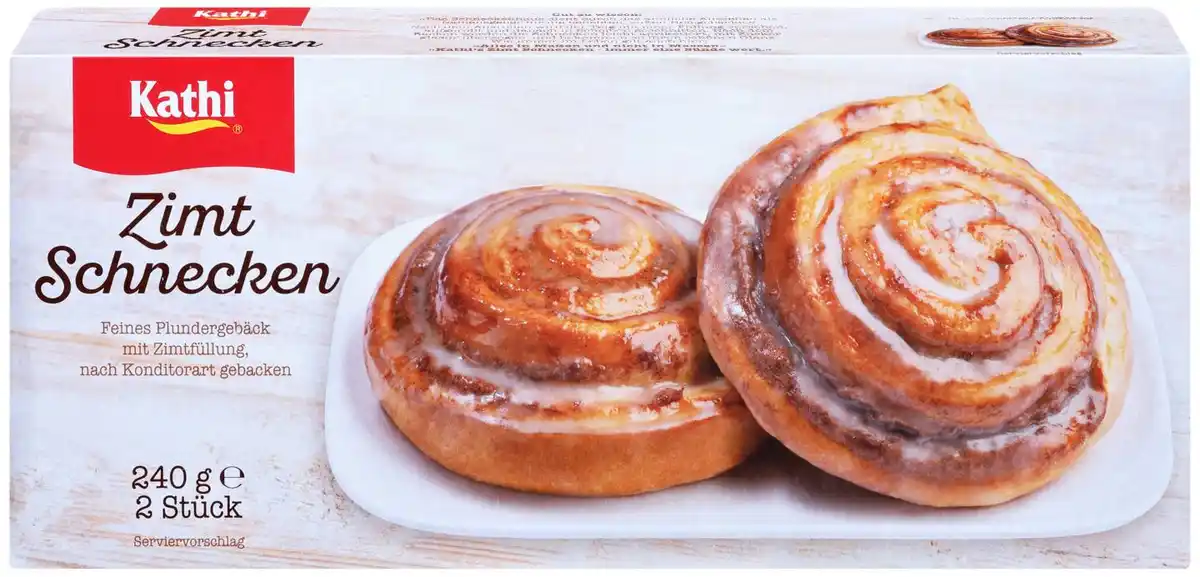 Bild 1 von KATHI Zimtschnecken, 2 St. = 240-g-Packg.