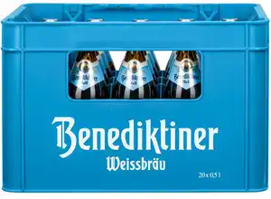 BENEDIKTINER Hell, Ka. 20 x 0,5-l-Fl.