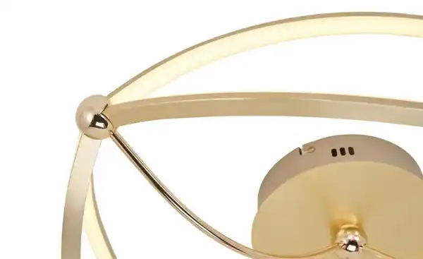 Bild 4 von Trio LED-Deckenleuchte, messing-matt, geschwungen ´groß´ Charivari