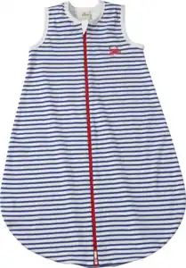 ALANA Schlafsack 1 TOG mit Krebs-Applikation, blau & weiß, 80 cm, 1 St