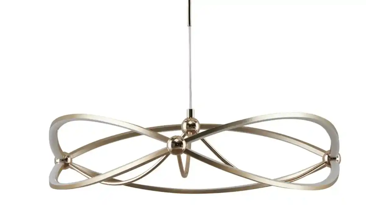 Bild 2 von Trio LED-Pendelleuchte messing matt, geschwungen Charivari