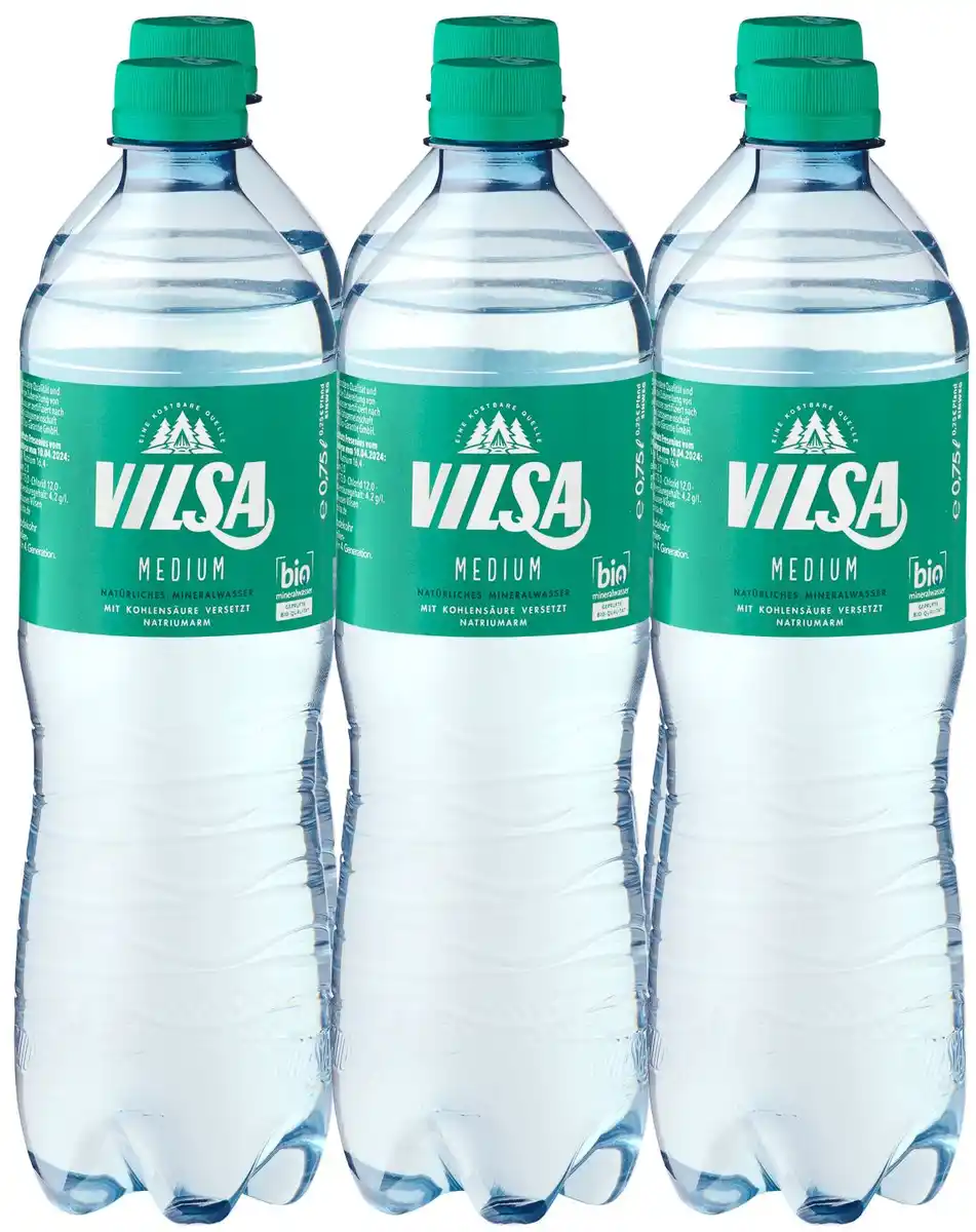 Bild 1 von VILSA Mineralwasser, Packg. 6 x 0,75-l-PET-Fl.