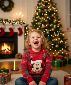 Sweatshirt Weihnachten, rot