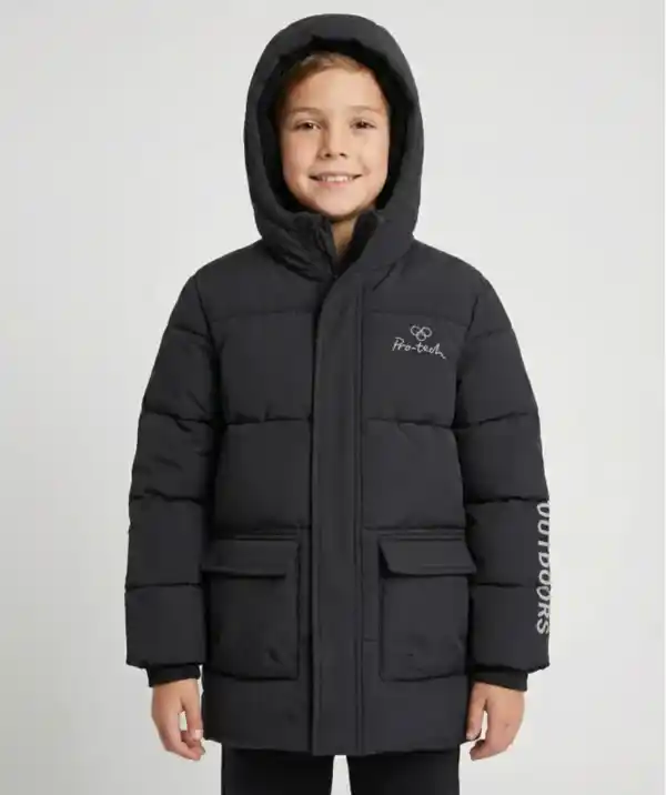 Bild 1 von Schwarzer Steppparka, schwarz