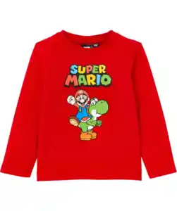 Rotes Langarmshirt, rot