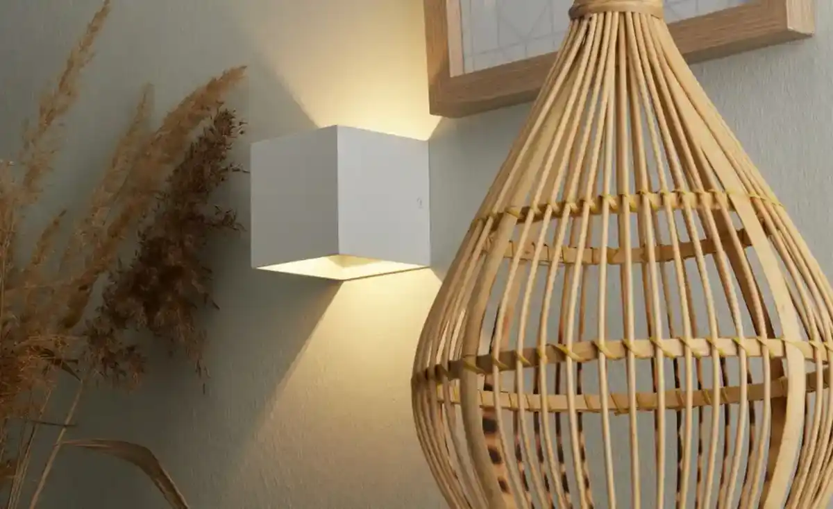 Bild 1 von Trio LED-Wandleuchte, ´Kubus` weiß matt