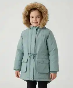 Parka mit Futter, grau