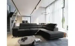 MASSENO Ecksofa mit Schlaffunktion Apiro