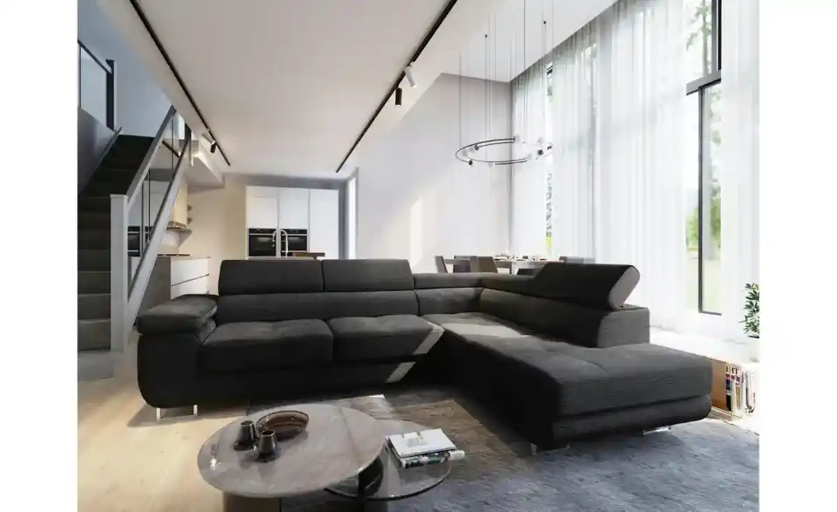 Bild 1 von MASSENO Ecksofa mit Schlaffunktion Apiro