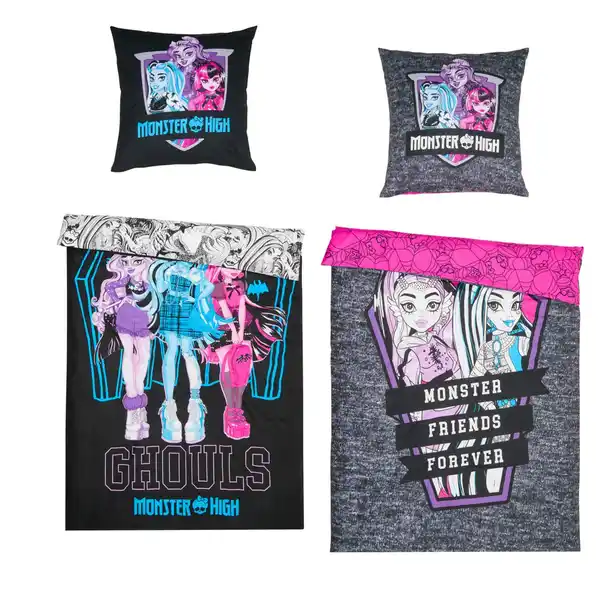 Bild 1 von Renforcé-Bettwäsche-Set »Monster High«, 2-teilig