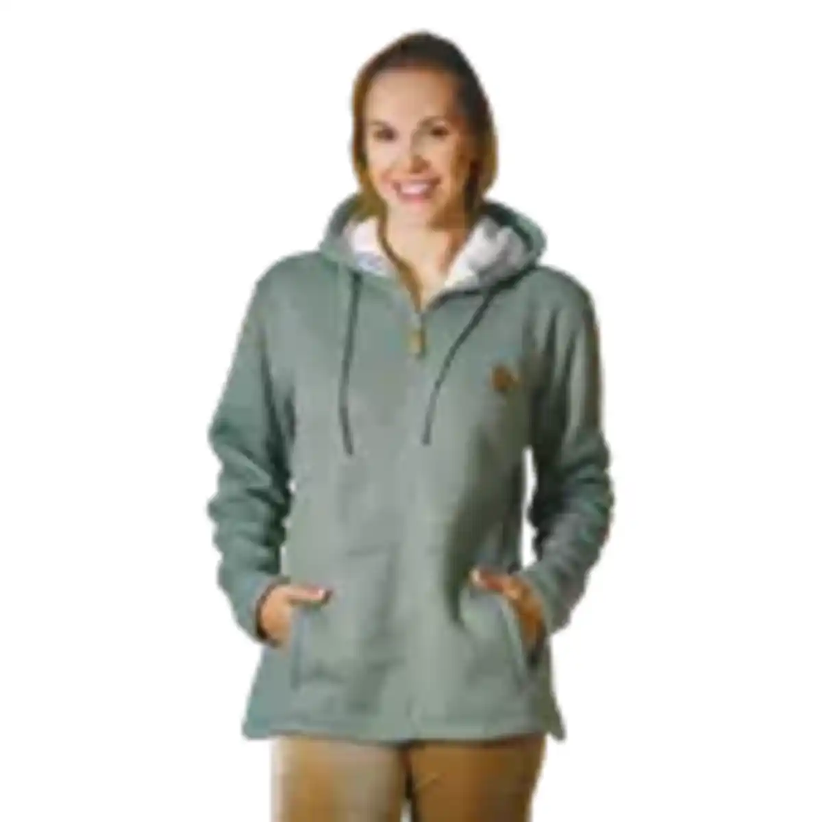 Bild 1 von Strickfleecejacke mit Teddyfell