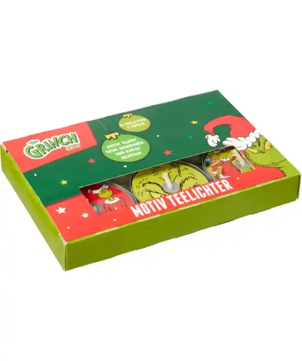 Bild 1 von The Grinch Teelichter, grün