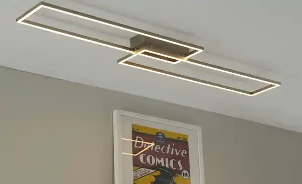 Bild 1 von Paul Neuhaus LED-Deckenleuchte, 2-flammig, Nickel matt