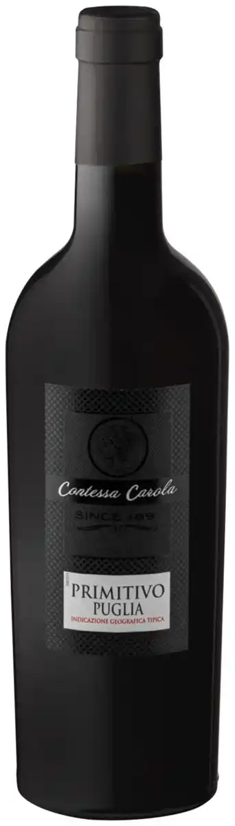 Bild 1 von CONTESSA CAROLA Primitivo Puglia IGT, 0,75-l-Fl.