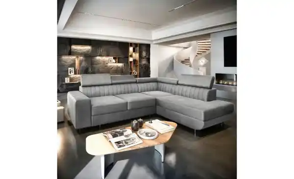 Bild 1 von MASSENO Ecksofa mit Schlaffunktion Nola